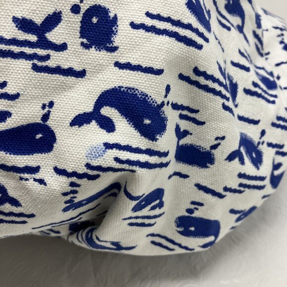 Roberta Roller Rabbit Canvas Tote Bag Cotton Whale Nautical Mom Handbag Beachy - Picture 6 of 14